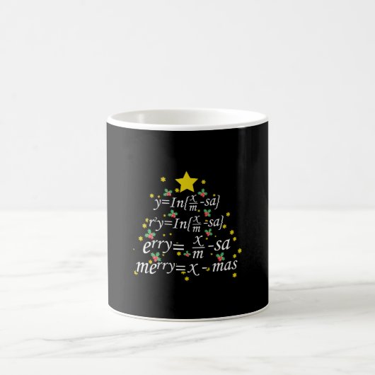 Mug Enseignant de Noël - Arbre de l'enseignant de math (Centre)