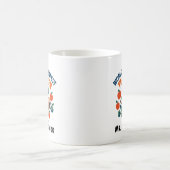 Mug Enseignant de poulet avec lunettes de vue Papier d (Centre)