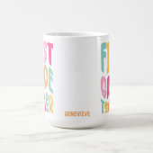 Mug Enseignant de Première Année Conception de Typogra (Centre)
