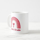 Mug Enseignant de quatrième année | Enseignant de 4e a (Devant gauche)