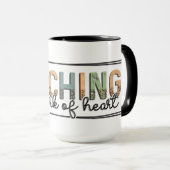 Mug Enseignant de style rétro (Devant droit)