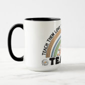 Mug Enseignant de style rétro (Gauche)