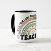 Mug Enseignant de style rétro (Devant gauche)
