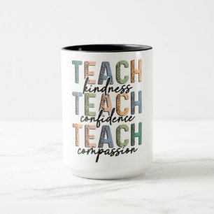 Mug Enseignant de style rétro