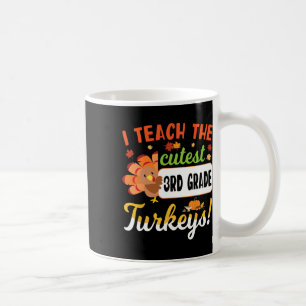 Mug Enseignant de Thanksgiving J'enseigne aux adorable