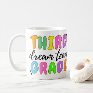 Mug Enseignant De Troisième Année, Retour À L'École, É