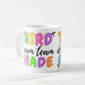 Mug Enseignant De Troisième Année, Retour À L'École, É (Devant gauche)