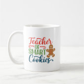 Mug Enseignant Des Cookies Intelligents Noël (Gauche)