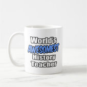 Mug Enseignant d'histoire le plus somptueux du monde (Gauche)