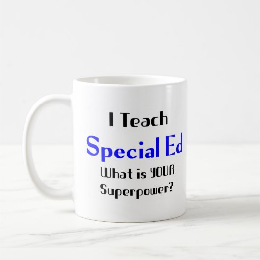 Mug enseignant éducation spécialisée (Gauche)