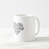 Mug Enseignant ELA, professeur d'anglais, Langue (Devant droit)