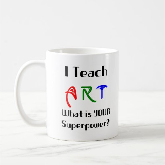 Mug enseignant en art (Gauche)