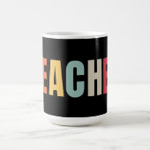 Mug ENSEIGNANT en lettres colorées (Centre)