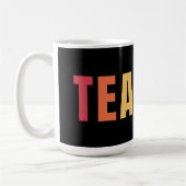 Mug ENSEIGNANT en lettres colorées (Gauche)