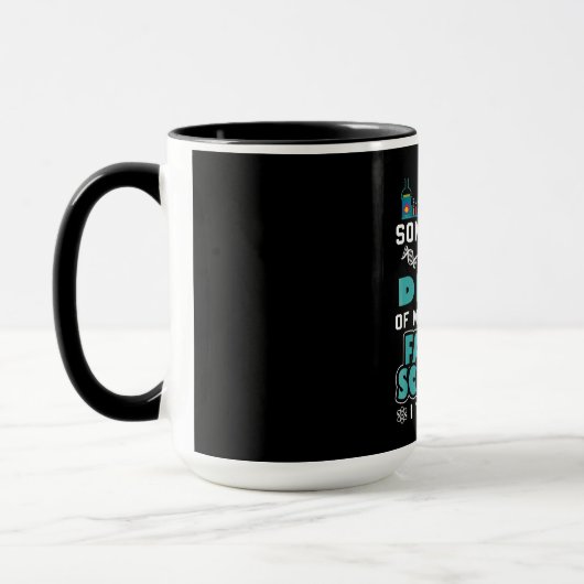 Mug Enseignant en sciences, biologie, chimie, physique (Gauche)