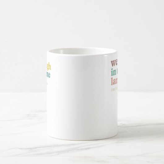 Mug Enseignant ESL Nous rions tous dans la même langue (Centre)
