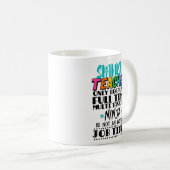 Mug Enseignant espagnol uniquement parce que multi-tâc (Devant droit)