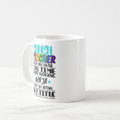 Mug Enseignant espagnol uniquement parce que multi-tâc (Devant gauche)