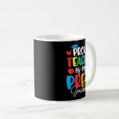 Mug Enseignant fier des diplômés de pré-maternelle drô (Devant droit)