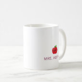 Mug Enseignant Fou Nom Personnalisé (Devant droit)