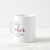 Mug Enseignant Fou Nom Personnalisé (Devant gauche)