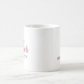 Mug Enseignant Fou Nom Personnalisé (Centre)