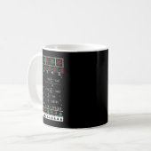 Mug Enseignant Funky Math Noël Joyeux Noël En Eq Math (Devant gauche)
