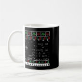 Mug Enseignant Funky Math Noël Joyeux Noël En Eq Math (Gauche)