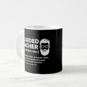 Mug Enseignant harcelé Drôle Définition Personnalisée (Devant gauche)