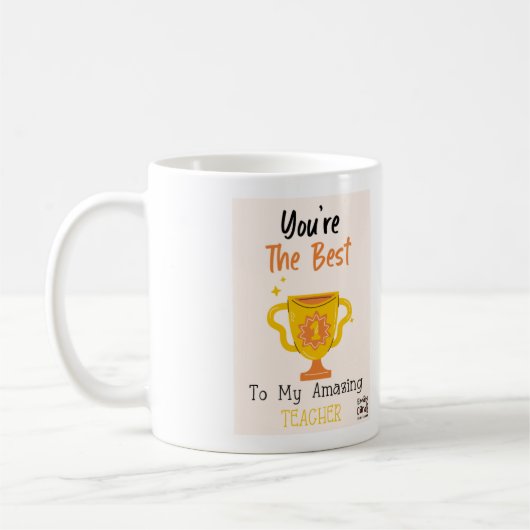 Mug Enseignant incroyable (Gauche)