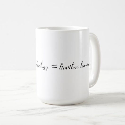 Mug enseignant inspirant (Devant droit)