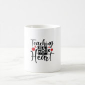 Mug Enseignant L'Art L'Enseignement Est Une Oeuvre De (Centre)