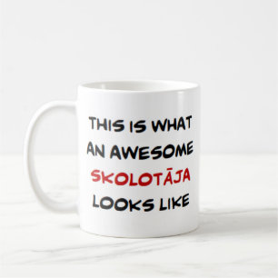 Mug enseignant letton skolotaja, génial
