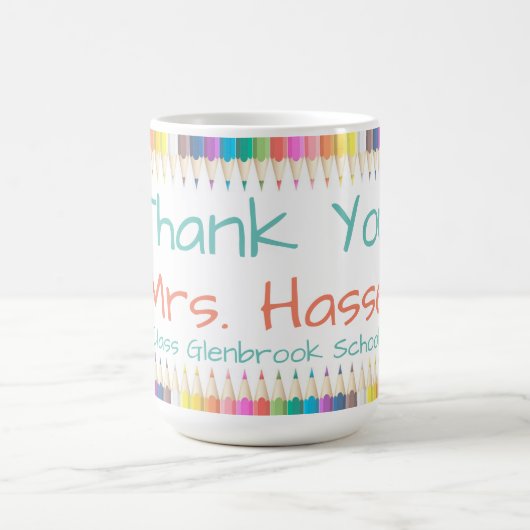 Mug Enseignant Merci (Centre)