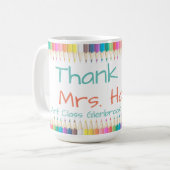 Mug Enseignant Merci (Devant gauche)