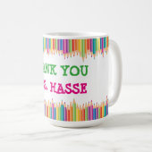 Mug Enseignant Merci (Devant droit)