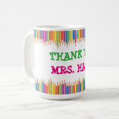 Mug Enseignant Merci (Devant gauche)