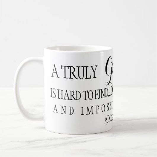 Mug Enseignant merci appréciation congé (Gauche)