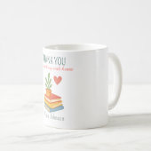 Mug Enseignant Merci - Cadeau d'appréciation du coeur (Devant droit)