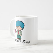 Mug Enseignant mignon avec coeur (Devant gauche)