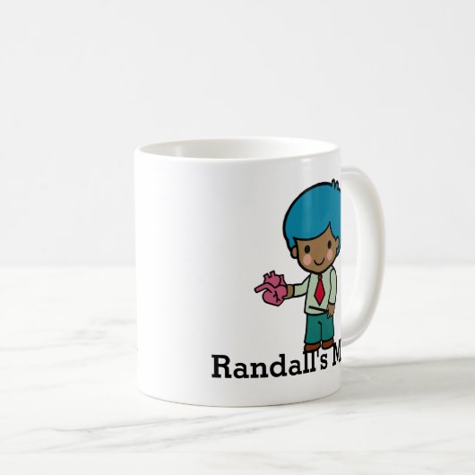 Mug Enseignant mignon avec coeur (Devant droit)