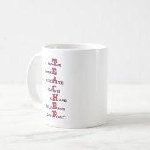 Mug Enseignant Mots Inspirationnels Mentor Inspirer Éd (Devant gauche)