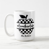 Mug Enseignant Personnalisé (Gauche)
