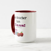 Mug Enseignant personnalisé (Devant gauche)
