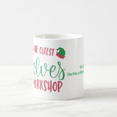 Mug Enseignant personnalisé au cadeau des elfes les pl (Centre)