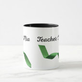 Mug enseignant personnalisé, nom d'enseignant pers (Centre)