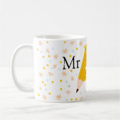 Mug enseignant personnalisé - Thème crayon (Gauche)
