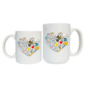 Mug Enseignant Professeur Outil Coeur