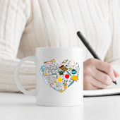 Mug Enseignant Professeur Outil Coeur