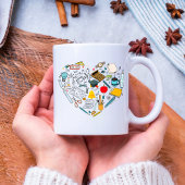 Mug Enseignant Professeur Outil Coeur